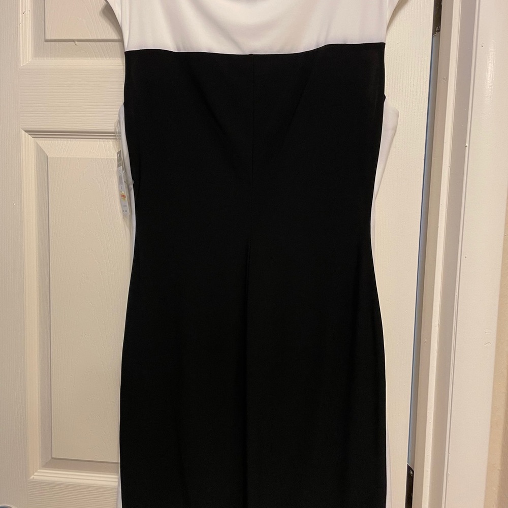 Black and white dress
